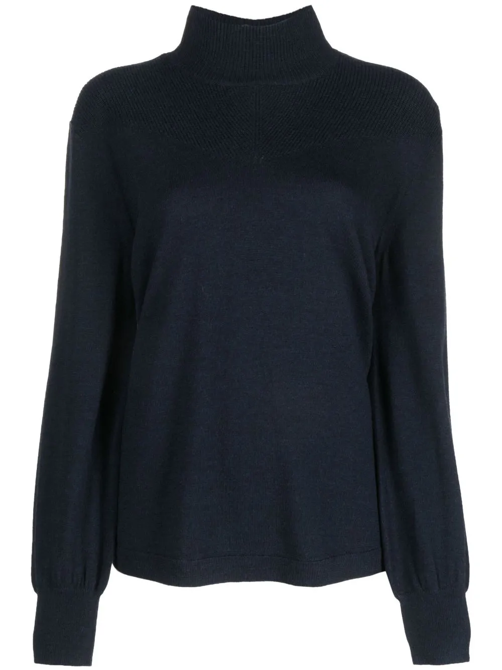 

A.P.C. fine-knit contrasting jumper - Blue