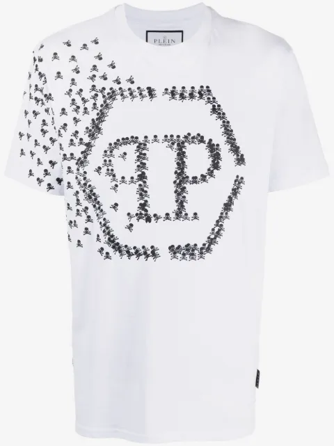 Philipp Plein t-shirt à logo Skull Bones imprimé