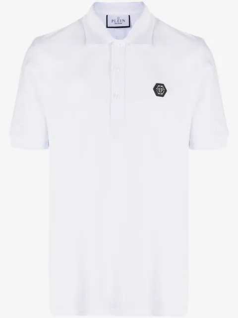 Philipp Plein snake-logo polo shirt