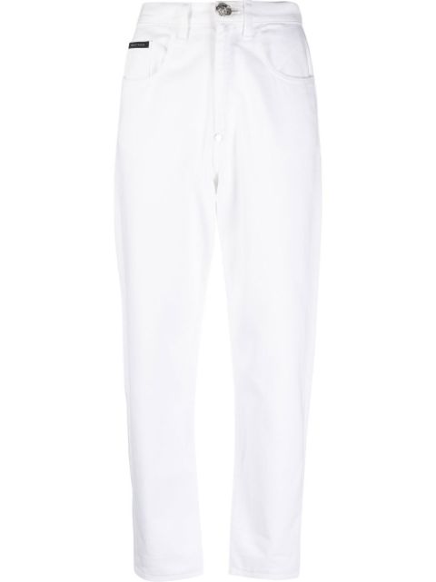 Philipp Plein high-waisted mom-fit jeans Women