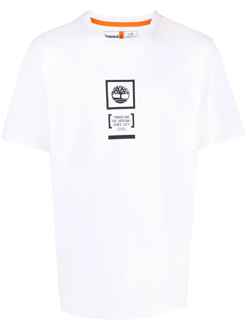 

Timberland playera con logo estampado - Blanco