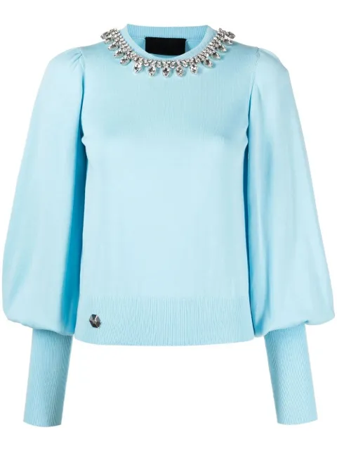 Philipp Plein rhinestone-embellished jumper