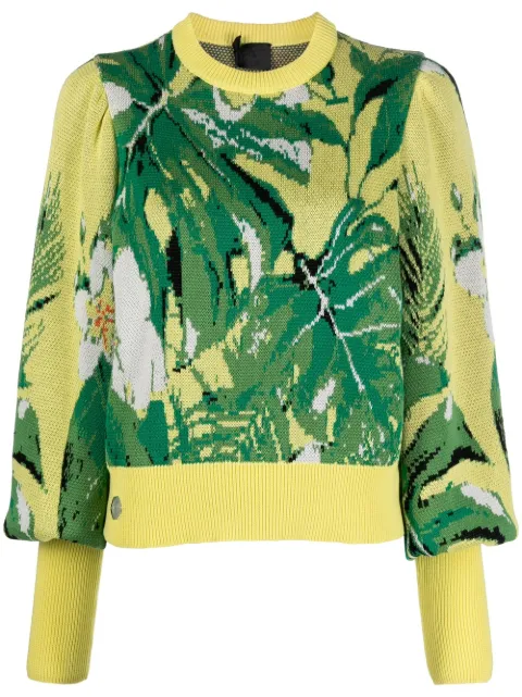 Philipp Plein Hawaii patterned-jacquard jumper
