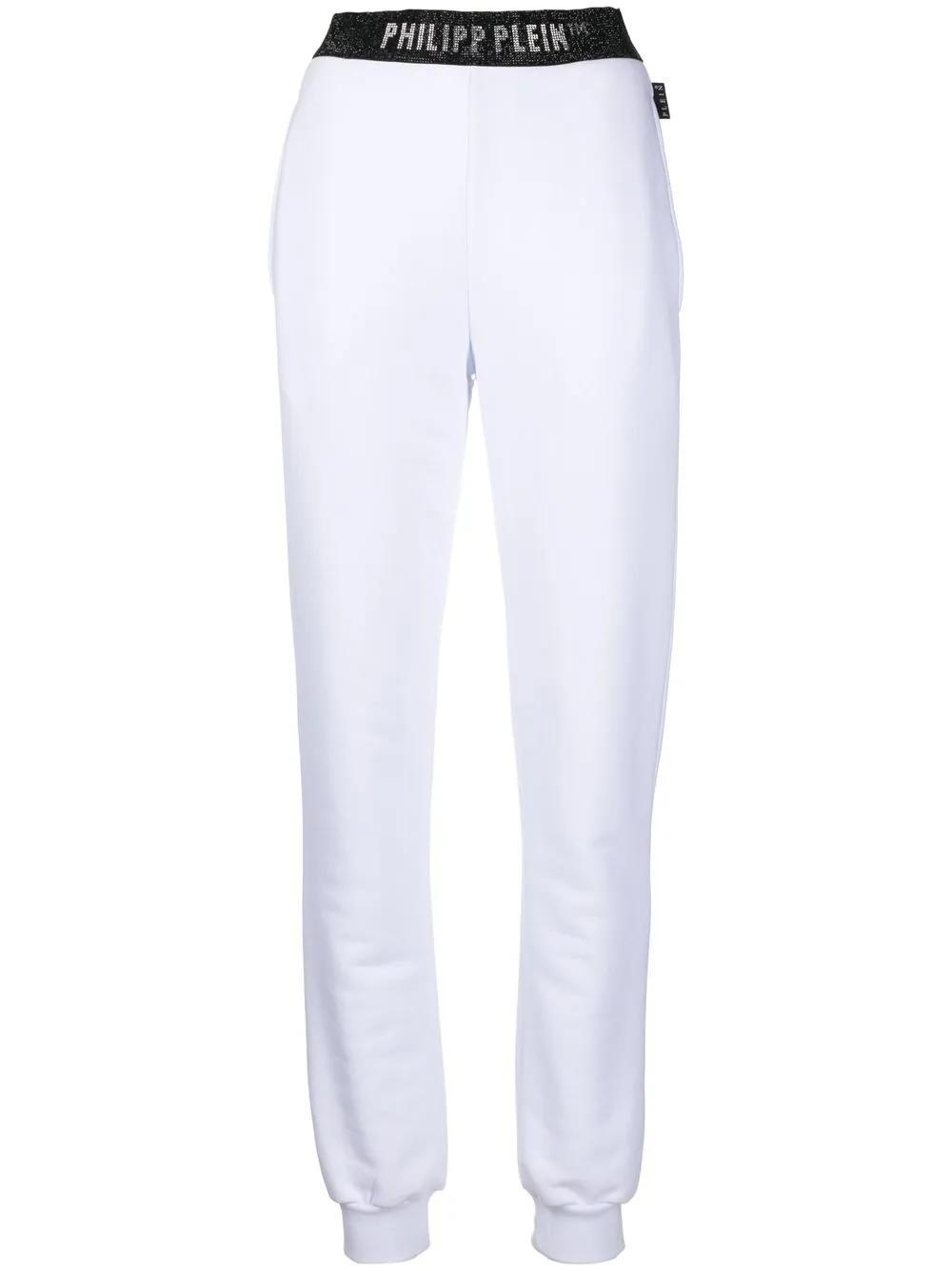 

Philipp Plein logo-waistband track pants - White