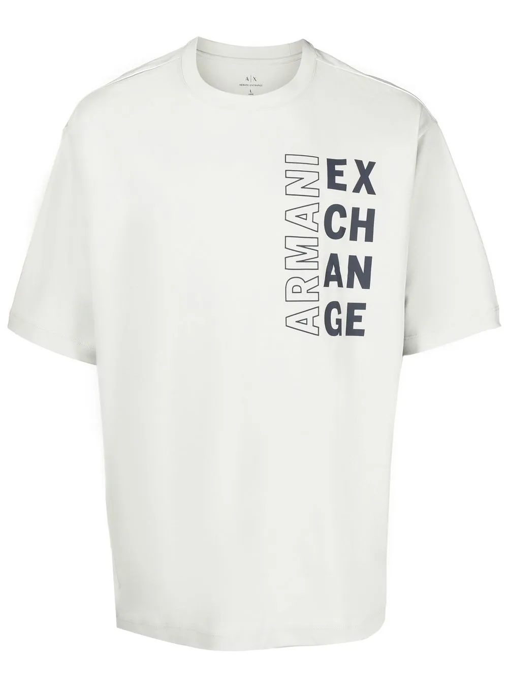 

Armani Exchange playera con logo estampado - Gris