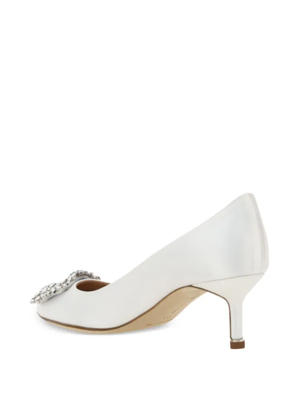 Escarpins Manolo Blahnik Bout Ouvert Talons Beige Naturel Liège Brillant – Taille 40 – Neuf Sans Emballage – État Impeccable