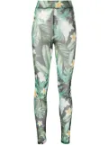 Philipp Plein graphic-print leggings - Black