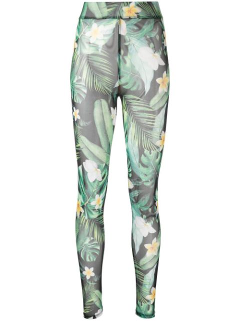 Philipp Plein graphic-print leggings Women