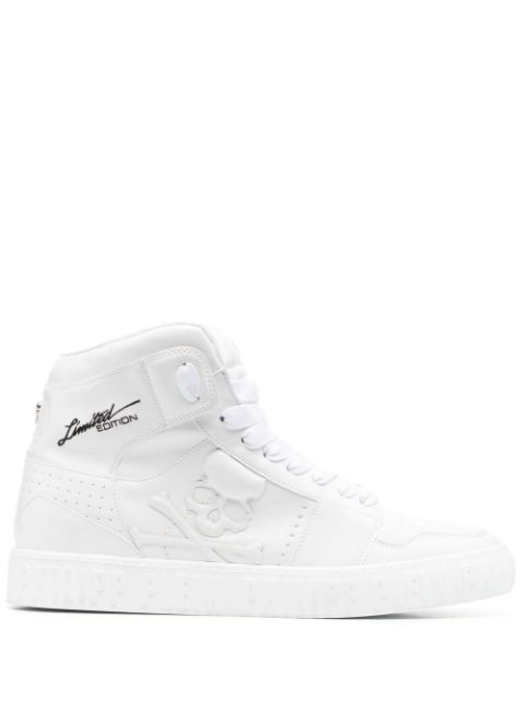 Philipp Plein Super Street Skull Bones hi-top sneakers Men