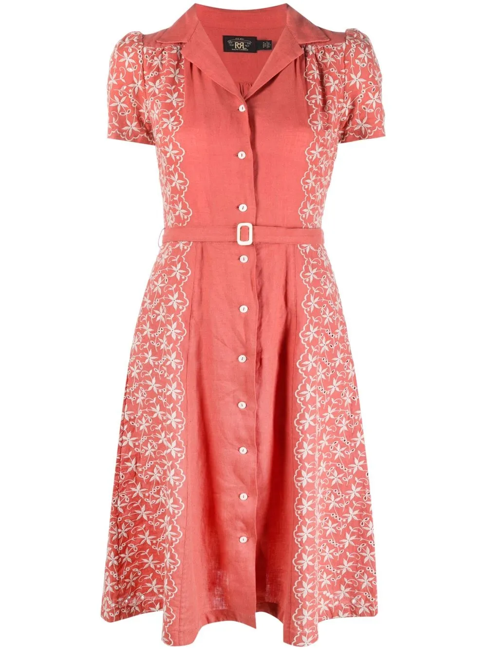 

Ralph Lauren RRL Lori embroidered-detail shirt dress