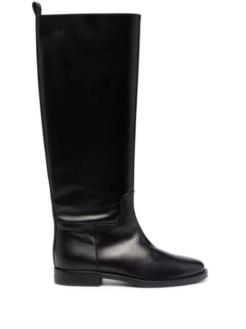 Via Roma 15 round-toe knee-high boots