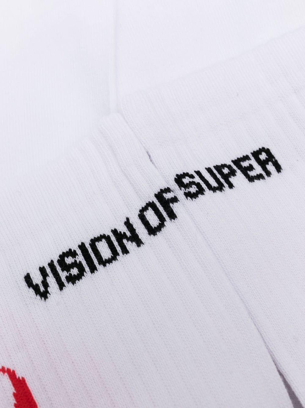 Vision Of Super Sokken met logoprint - Wit