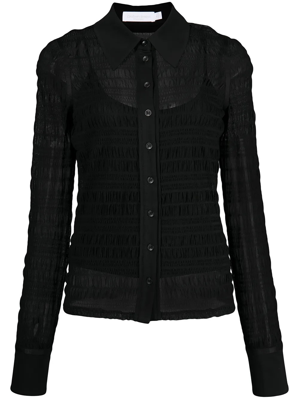 

Jonathan Simkhai Standard camisa Robin - Negro
