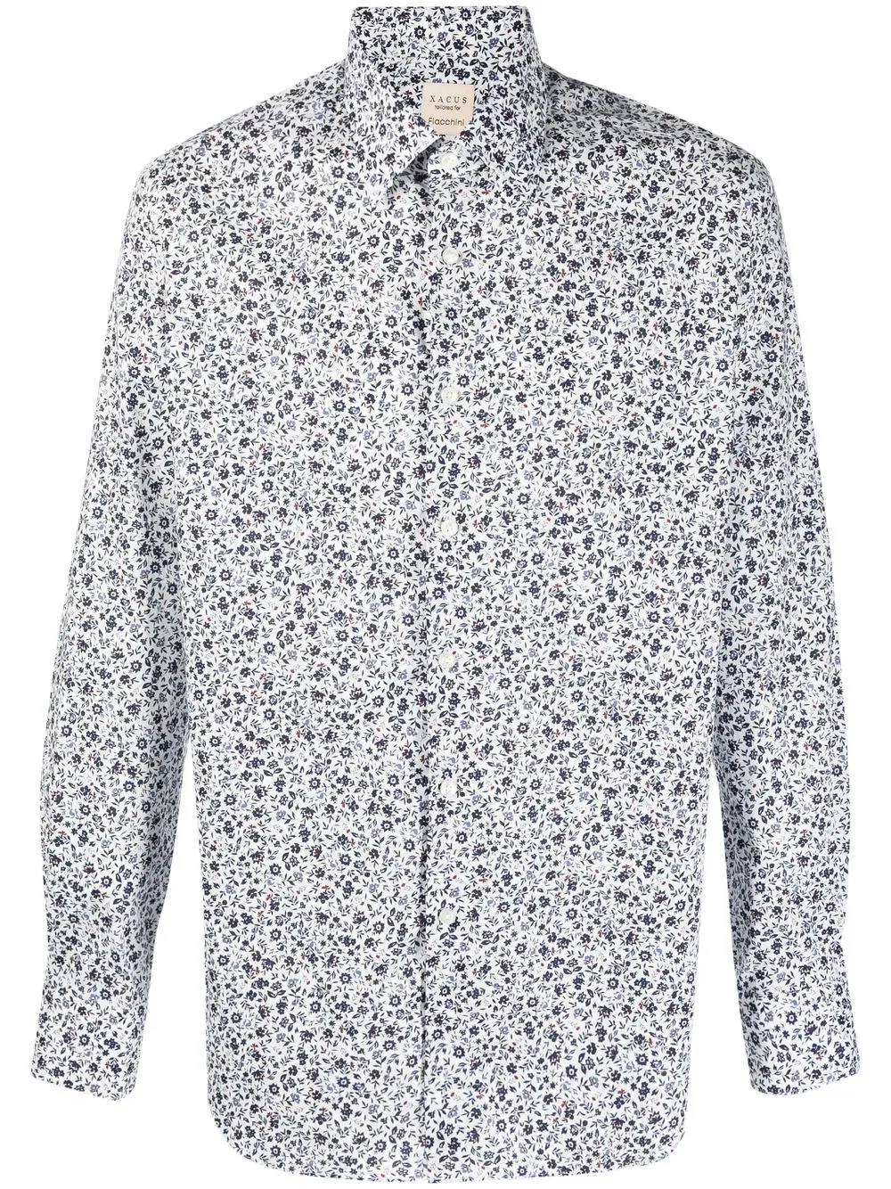 

Xacus camisa manga larga con estampado floral - Blanco
