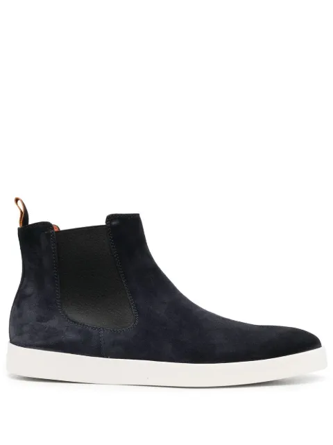 Santoni bottines chelsea en cuir 