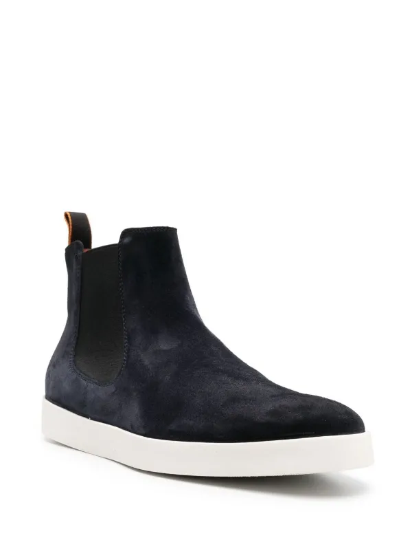 ブーツその他 Santoni Ankle boots Santoni - Colette Black Leather Short Boot | Mitchell Stores
