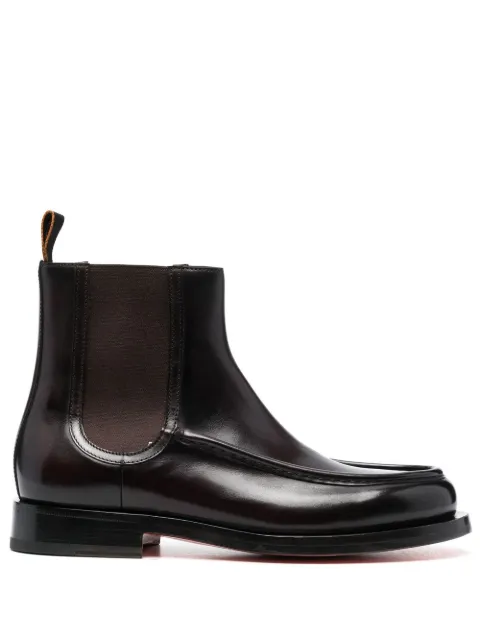leather Chelsea boots