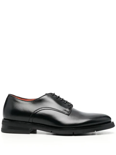 Santoni Faedon panelled Derby shoes