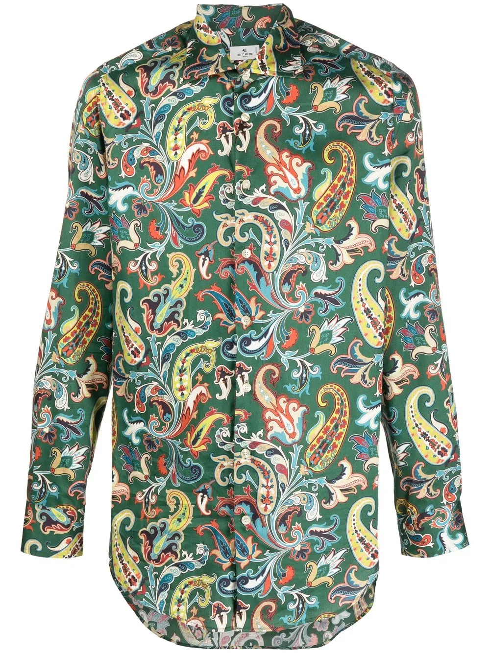 

ETRO camisa con estampado de cachemira - Verde