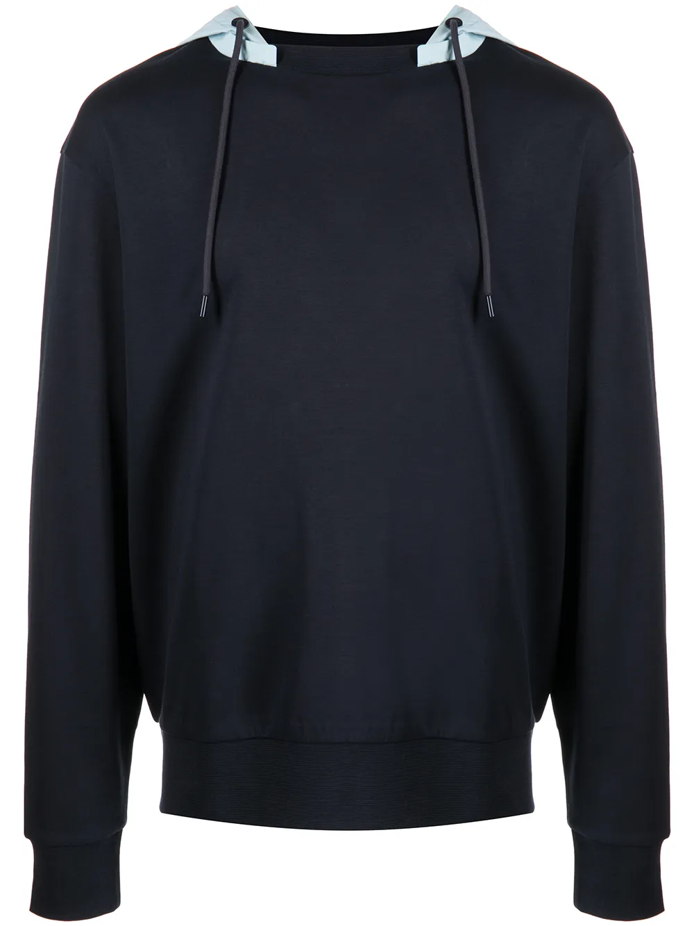 

BOSS Seeger contrast hood sweatshirt - Blue