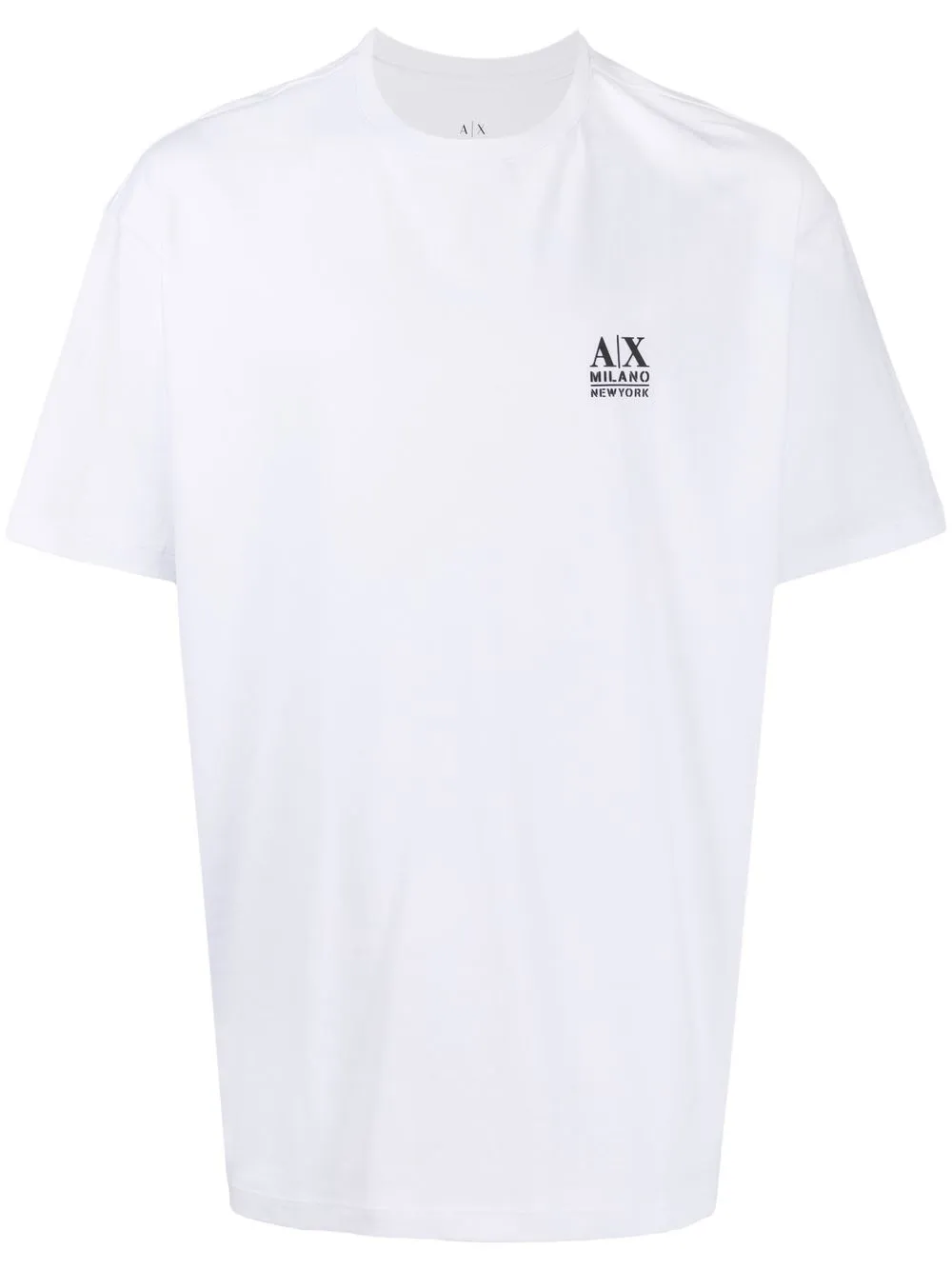 

Armani Exchange playera con logo estampado - Blanco