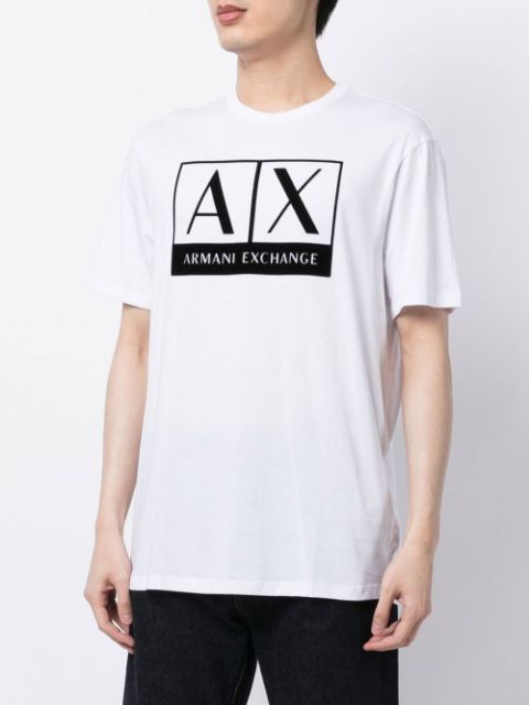 Armani Exchange AX logo-print T-shirt - Farfetch