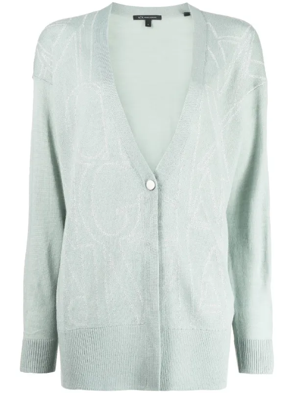 Armani Exchange logo-print Cardigan 