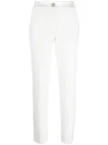 Philipp Plein Cady high-waist trousers - White