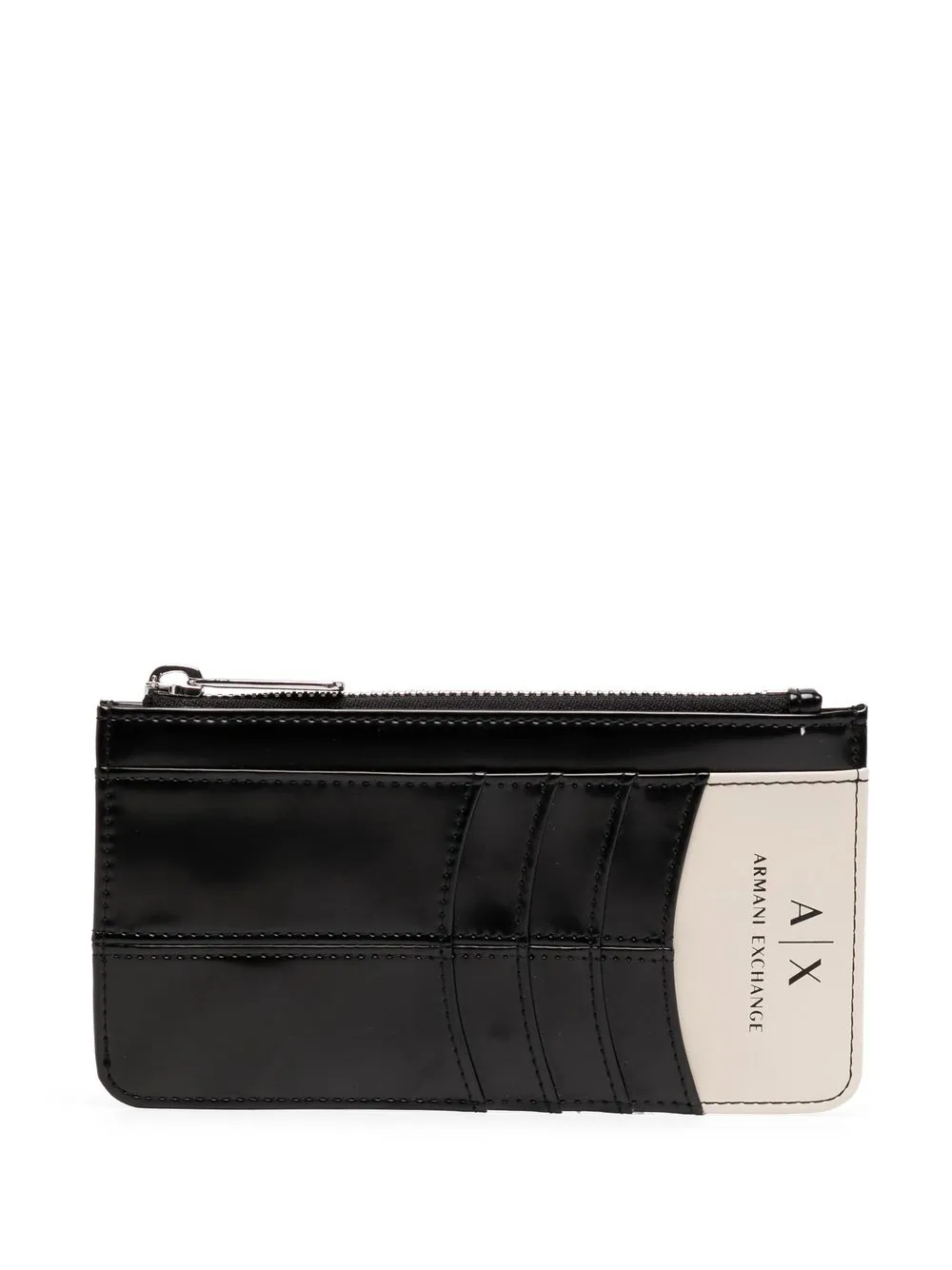 

Armani Exchange cartera con logo y tarjeta de crédito - Negro