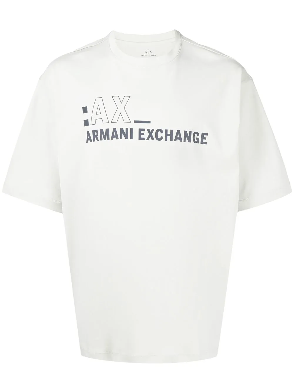 

Armani Exchange playera con logo estampado - Gris