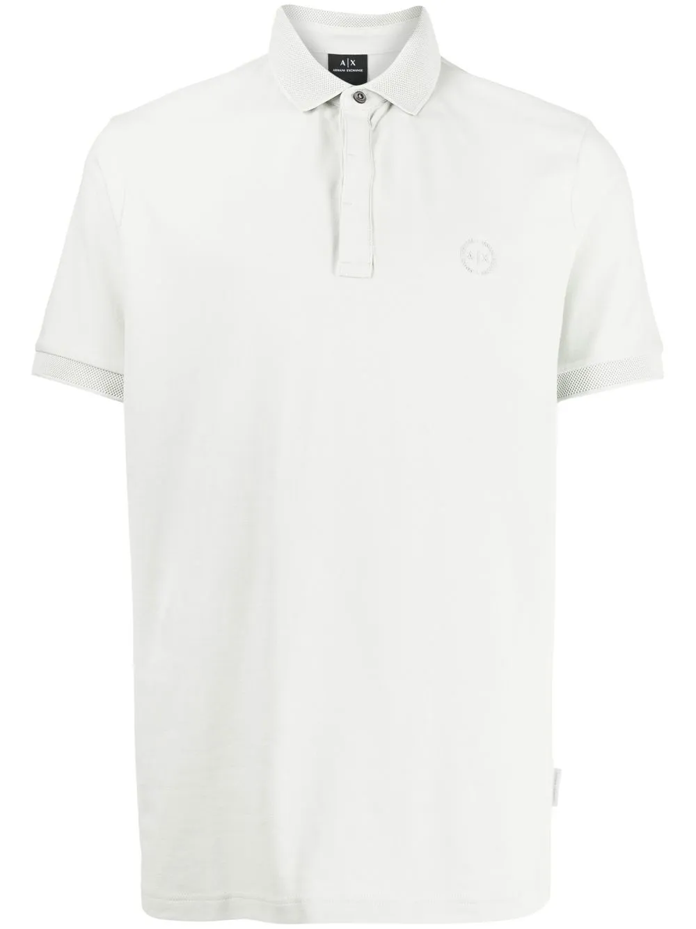 

Armani Exchange embroidered-logo polo shirt - Green