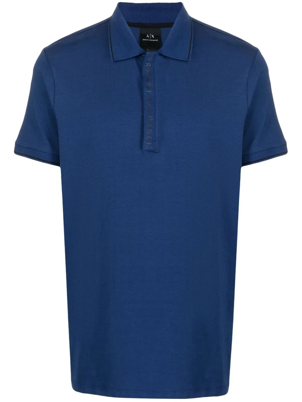 

Armani Exchange playera tipo polo manga corta - Azul