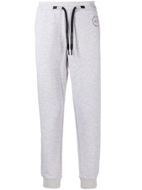 Armani Exchange logo-print track pants Men