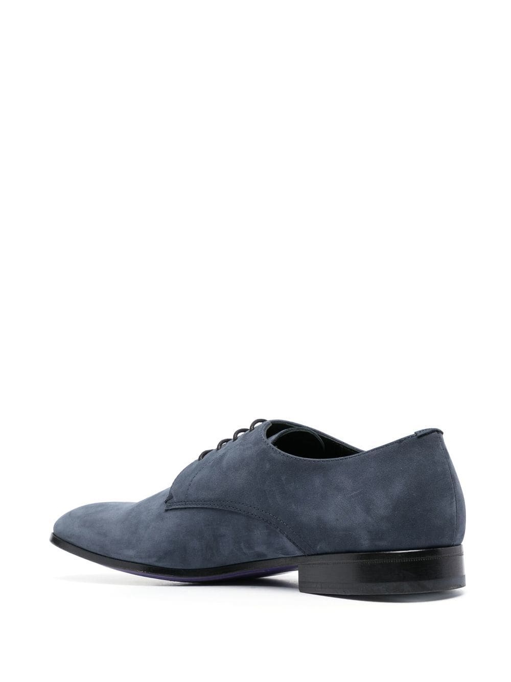 Shop Philipp Plein Derby Suede Oxford Shoes In Blue