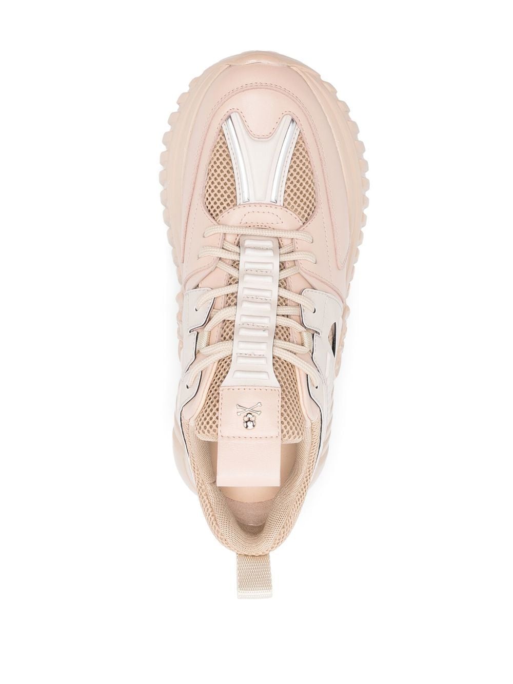 Shop Philipp Plein Runner Lace-up Sneakers In Neutrals