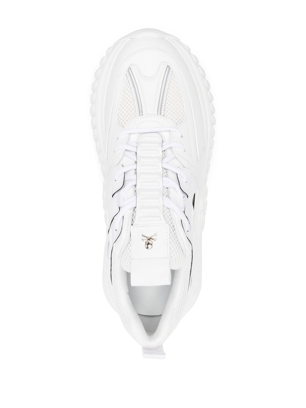 Shop Philipp Plein Supersonic Low-top Sneakers In White