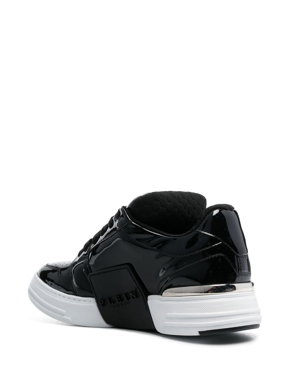 Shop Philipp Plein Super Street Low-top Sneakers In Black
