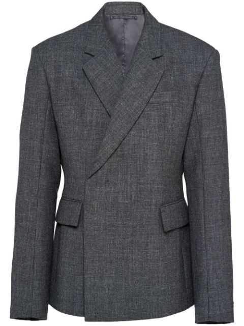 Prada double-breasted wool jacket