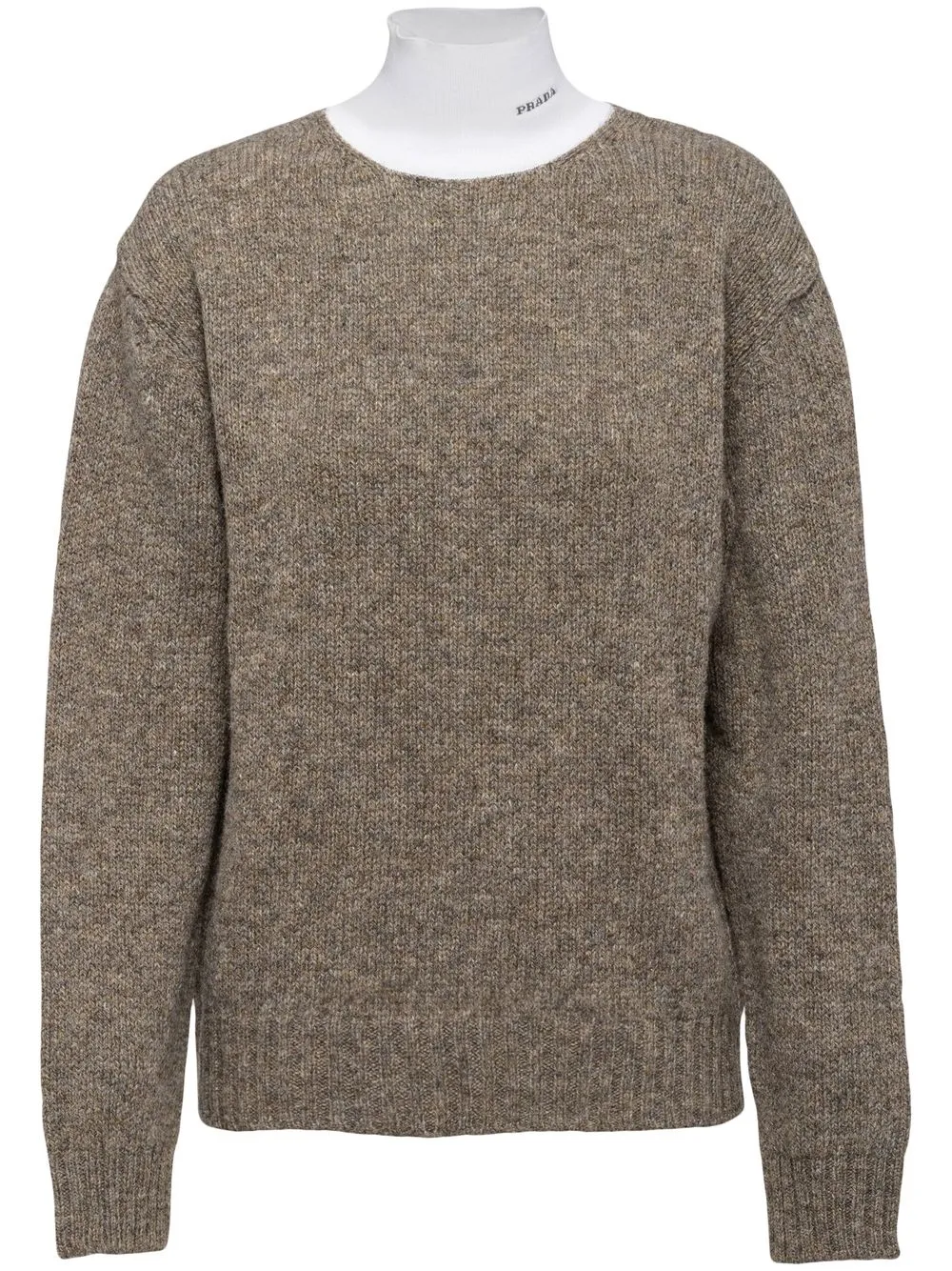 

Prada long-sleeve knitted jumper - Neutrals