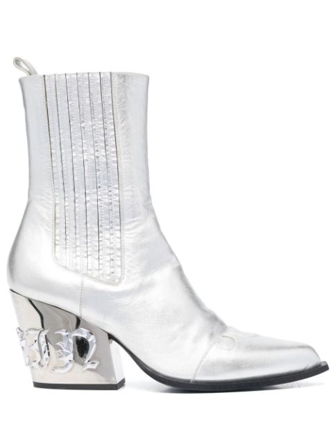 Philipp Plein Gothic 85mm mid-calf boots Women