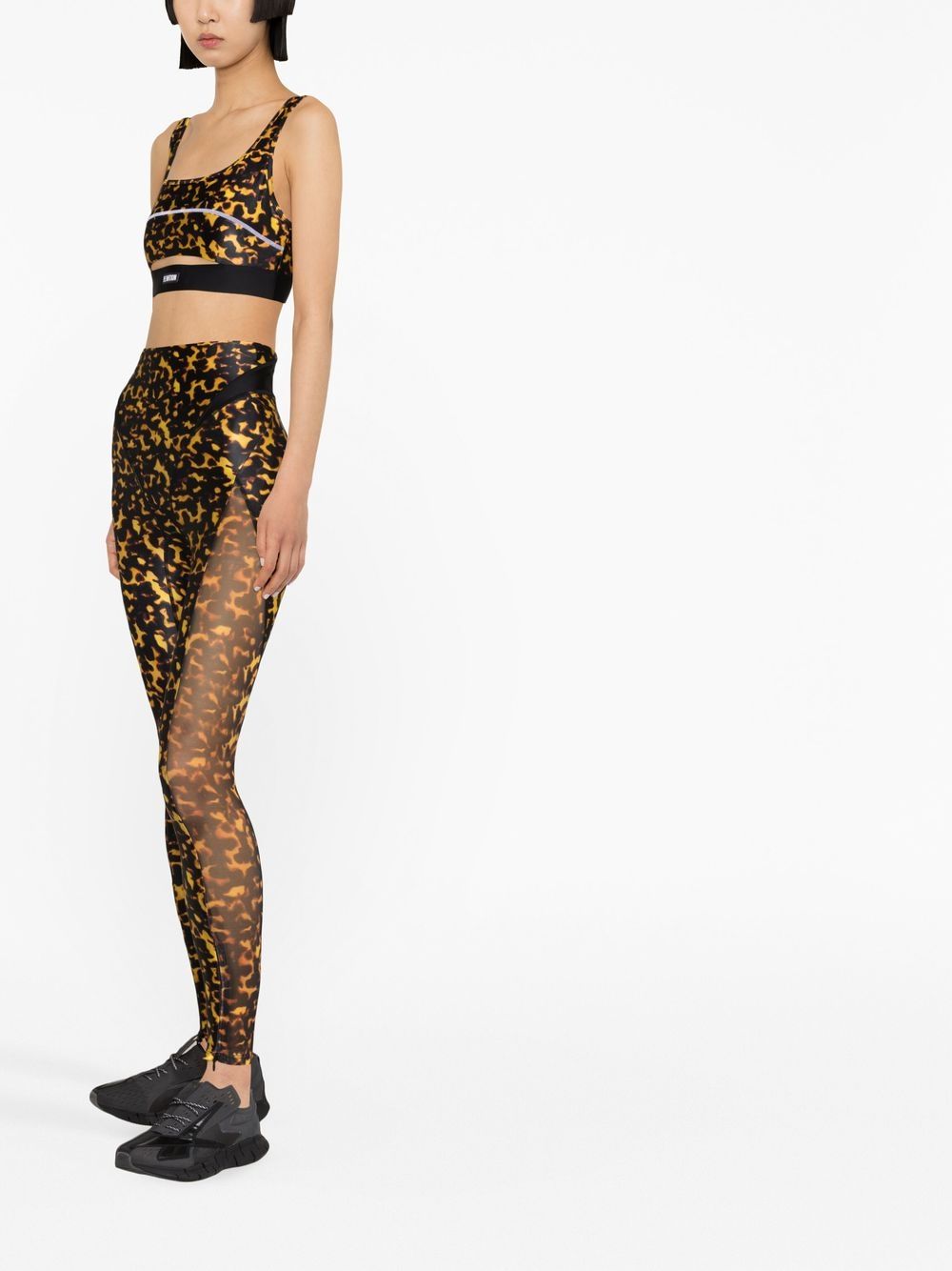 P.E Nation graphic-print high-waisted Leggings - Farfetch