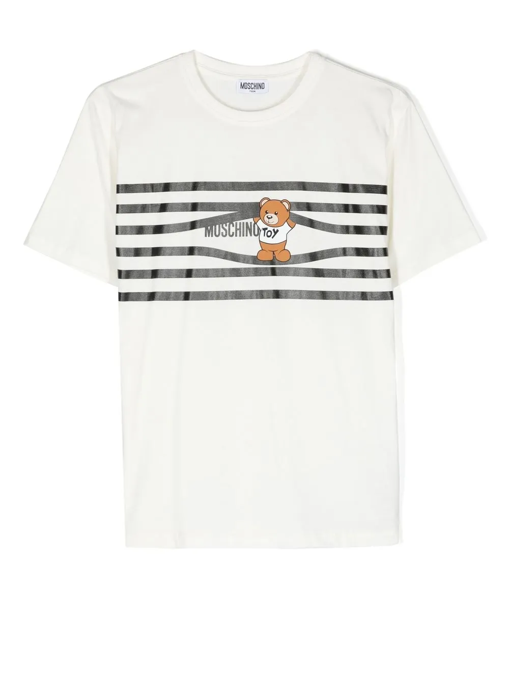 

Moschino Kids Teddy Bear cotton T-shirt - White