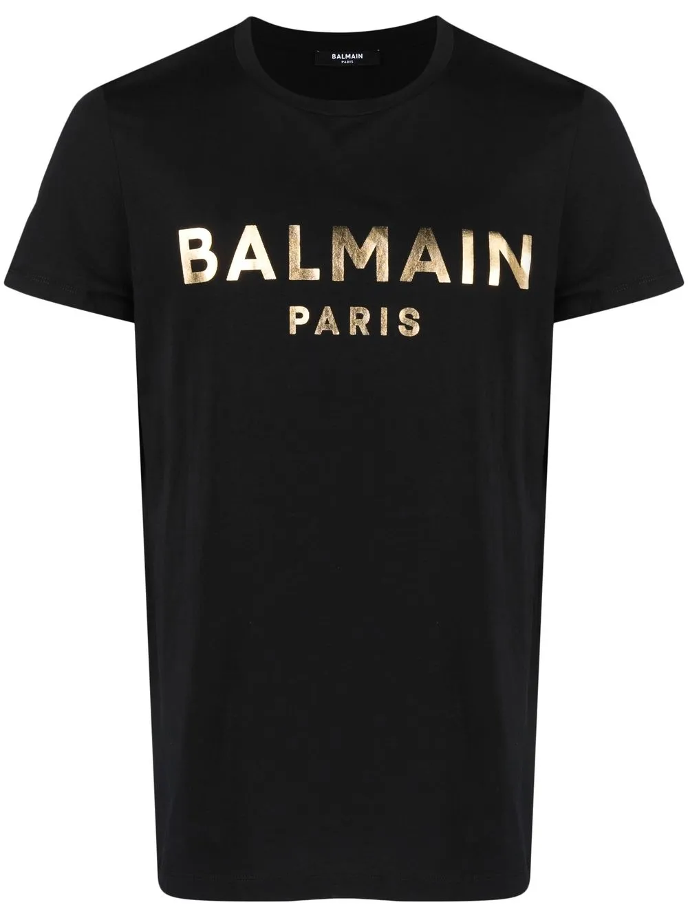 

Balmain playera manga corta con logo estampado - Negro