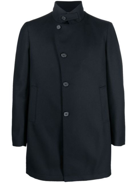 Tagliatore asymmetric button fasten coat Men