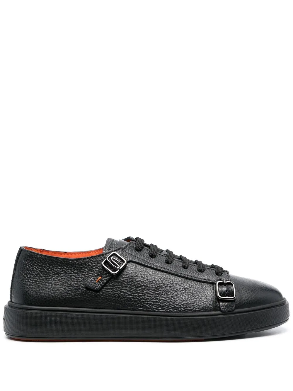 

Santoni tenis bajos con agujetas - Negro