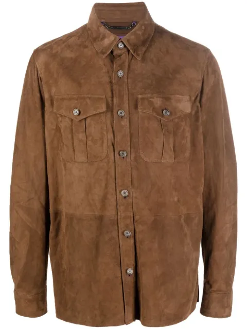 Ralph Lauren Purple Label Barron suede jacket