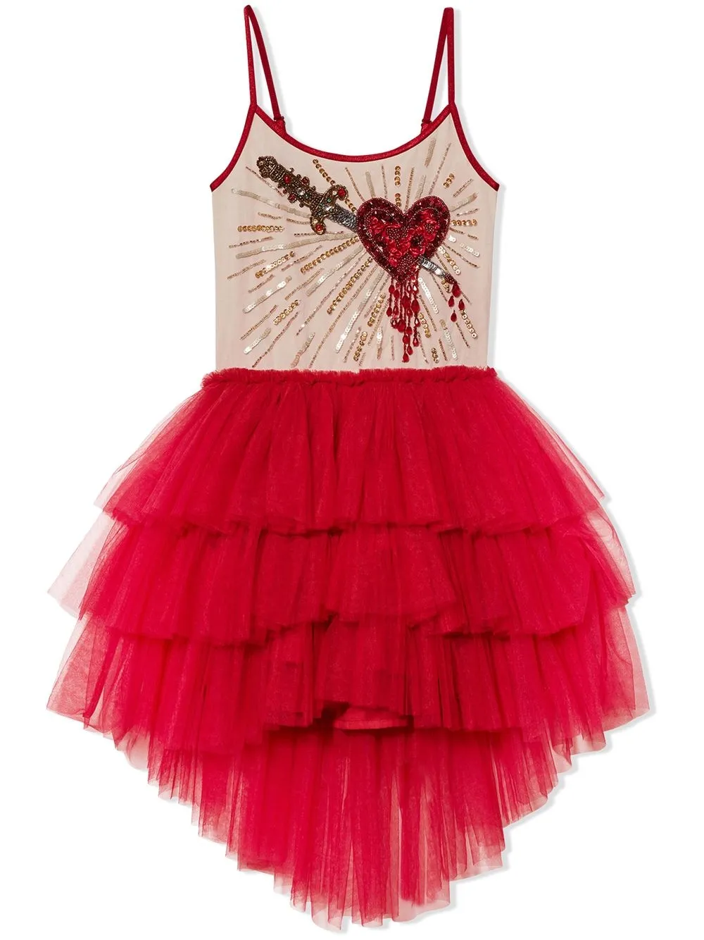 

Tutu Du Monde vestido estilo tutú Cold Heart - Rojo