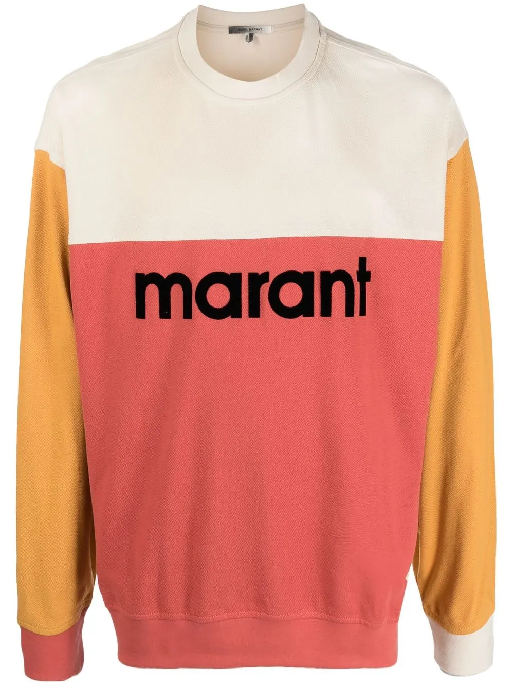 

Isabel Marant Aftone colour-block sweatshirt - Neutrals