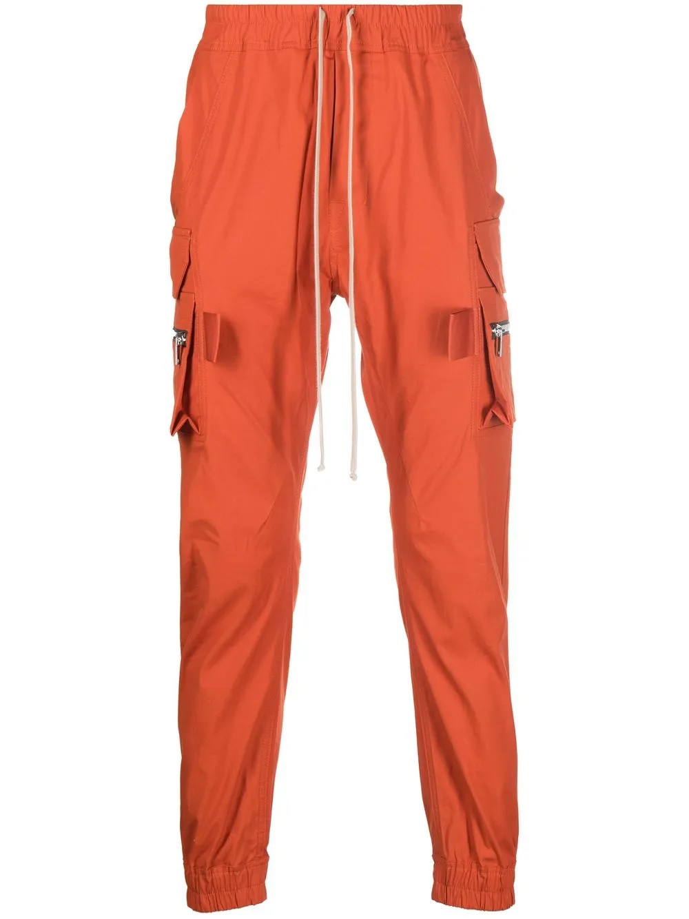 

Rick Owens pantalones cargo con cordones en la pretina - Naranja