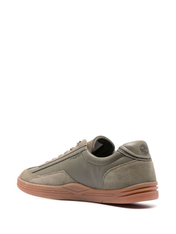 Stone Island suede-trimmed low-top Sneakers -